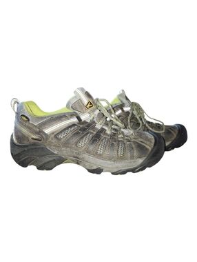 Keen Brown and Lime Voyageur Hiking Shoes. Sz. 10 (EU 40.5)a
